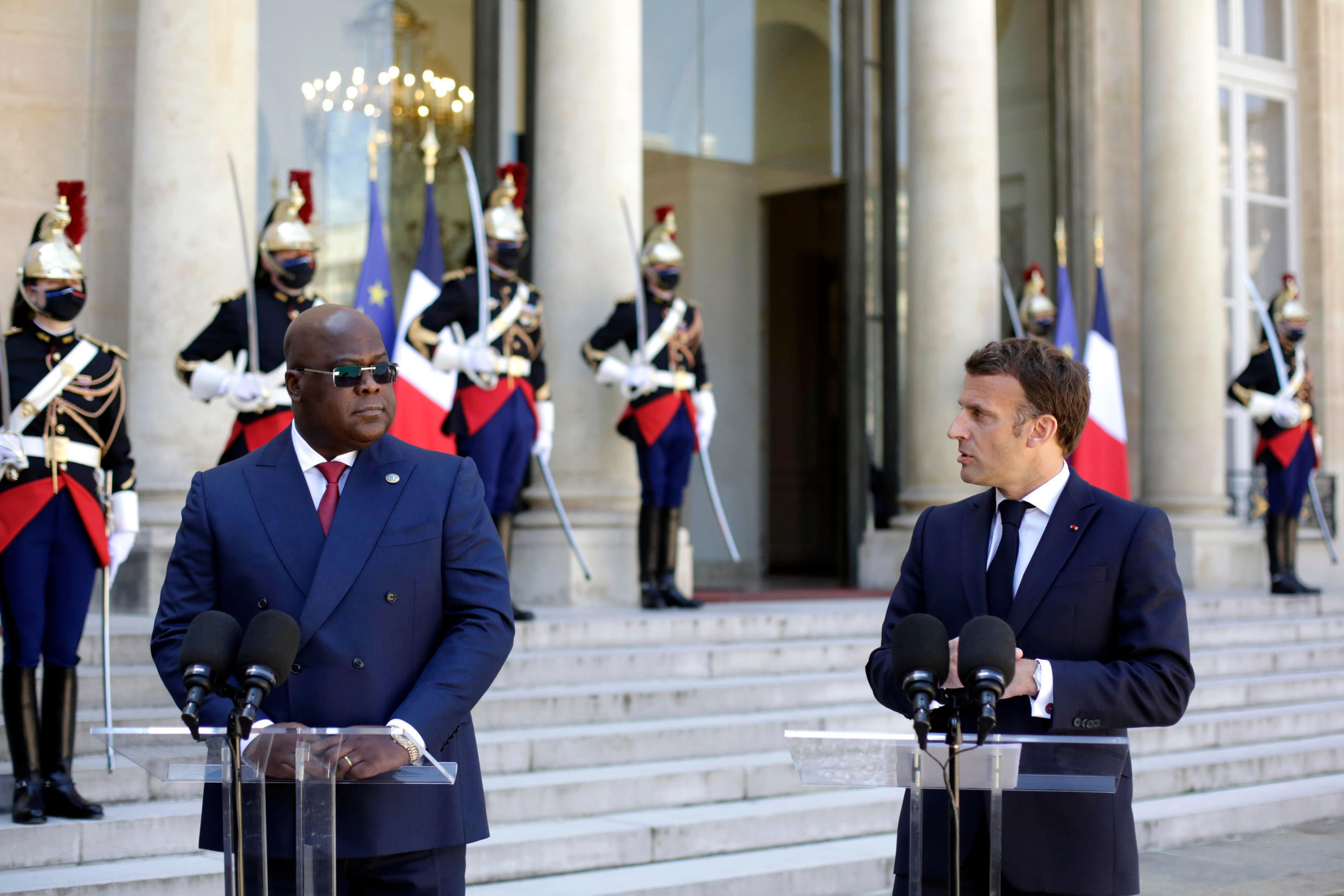 Tchad: les présidents Macron et Tshisekedi appellent à une transition pacifique