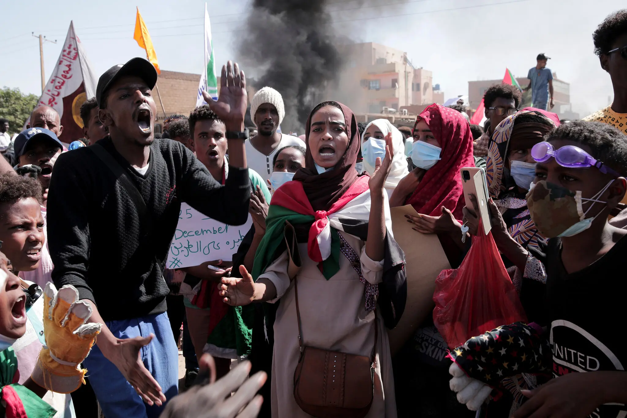 Anti-Coup Protesters in Sudan Press Their Demand for Return to Civilian Rule