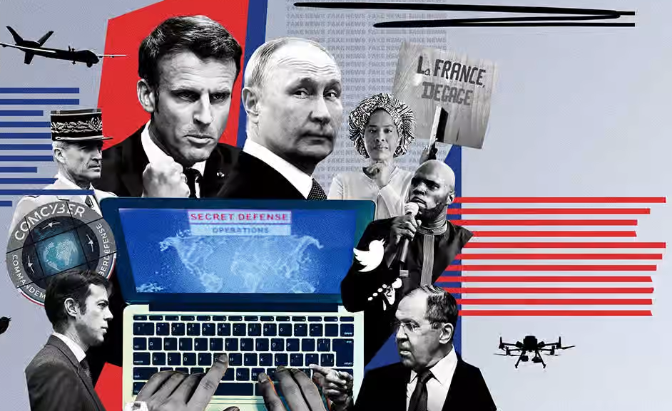 Macron-Poutine : fake news, influenceurs, barbouzes… Les secrets d’une guerre de l’ombre en Afrique