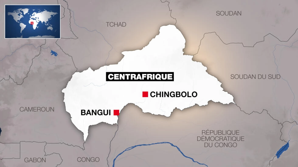 Centrafrique: 9 Chinois tués dans l’attaque d’un site minier près de Bambari